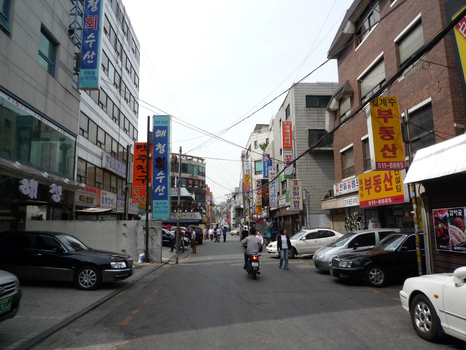 2008年の韓国出張で歩いた市街地